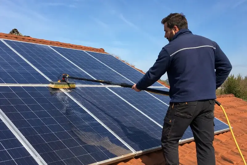Nettoyage et entretien de panneaux solaires à Saint-Romain-au-Mont-d'Or