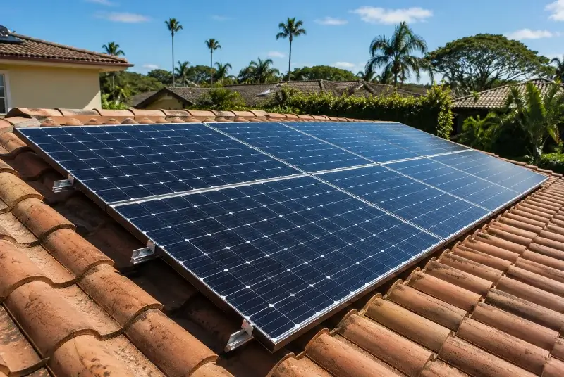 Installation de panneaux solaires à Saint-Romain-au-Mont-d'Or